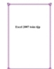 Excel 2007 toàn tập